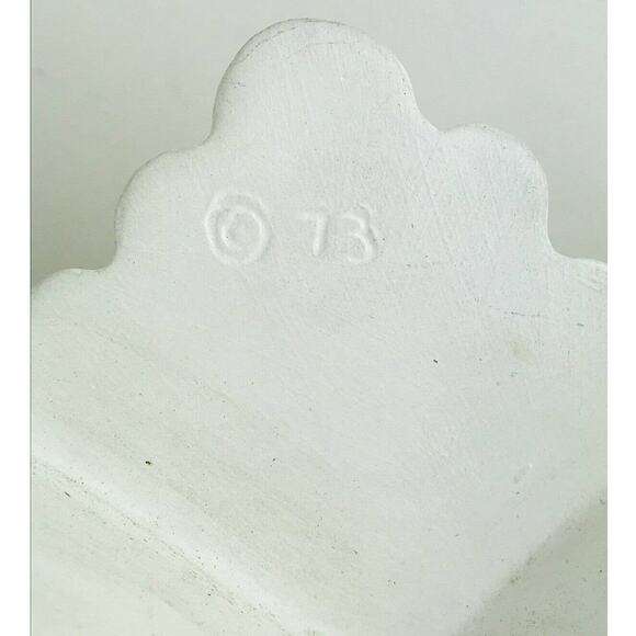 Raggedy Ann Andy Ceramic Chalkware Clock Hand Painted Antique Finish FACE ONLY - Picture 10 of 11